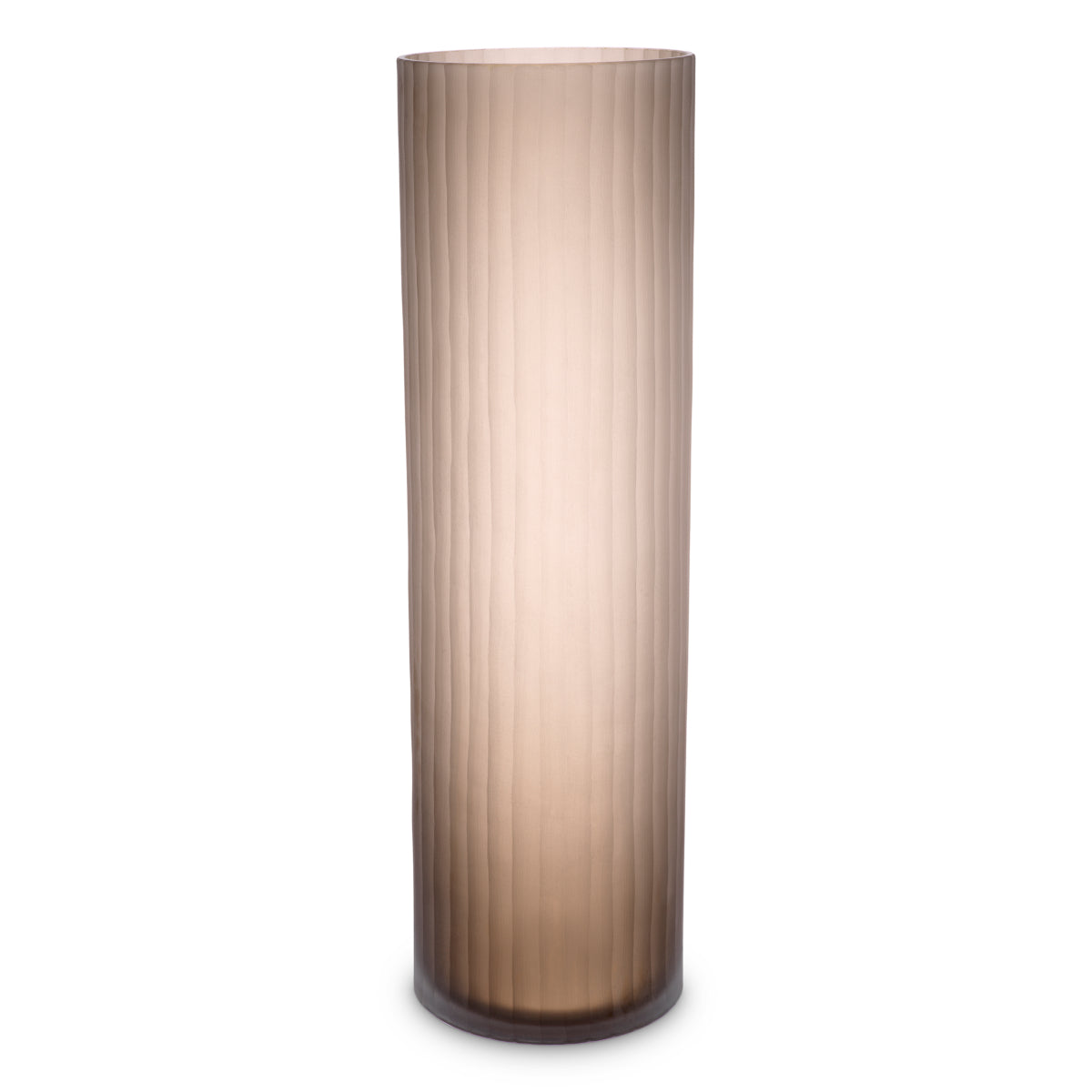 Brown Frosted Glass Vase Haight | Eichholtzmh.com
