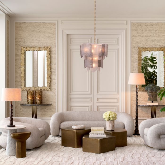 Mirror Bryant gold finish