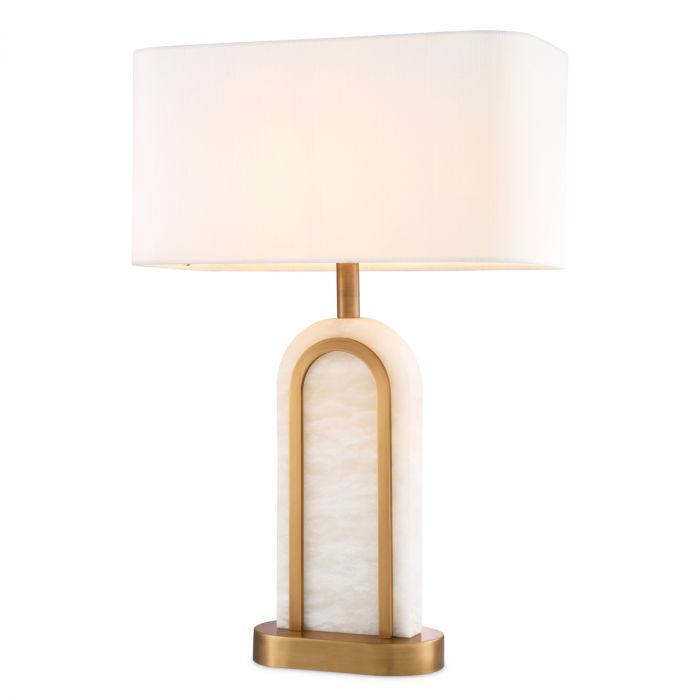 Table Lamp Palladio alabaster incl shade