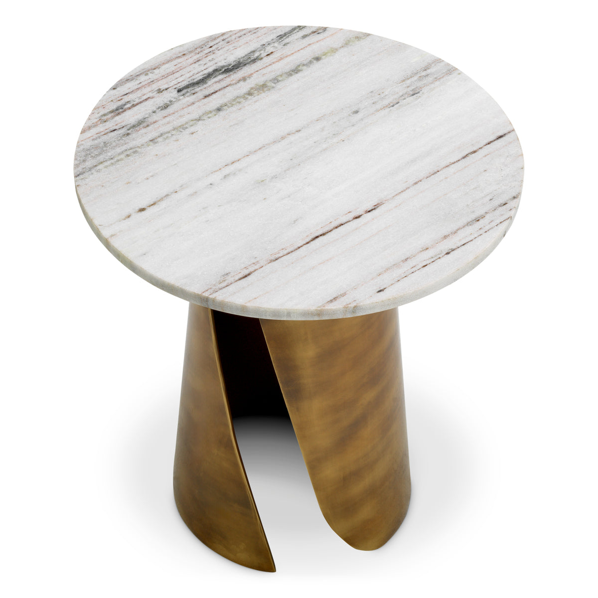 White Marble Side Table Nuova | Eichholtzmh.com