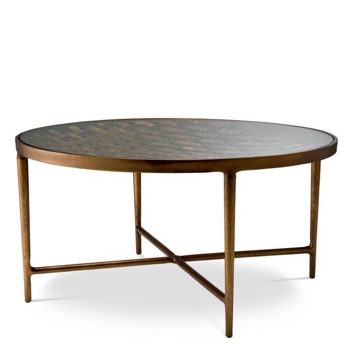 Coffee Table Sorrento antique brass finish