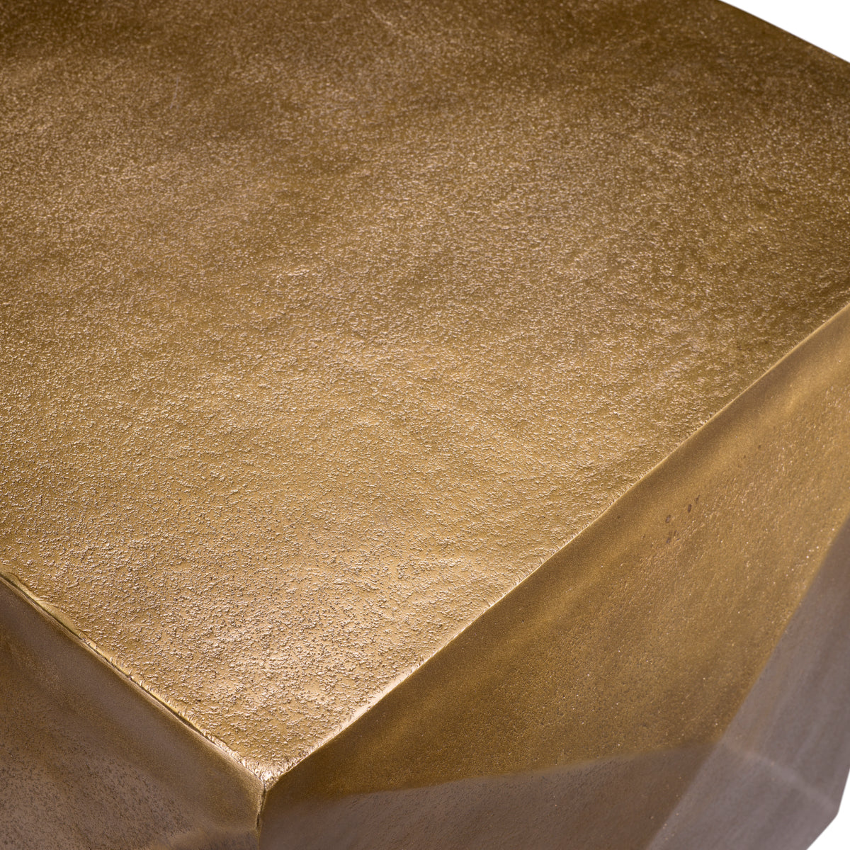 Brass Faceted Side Table Maratea | Eichholtzmh.com