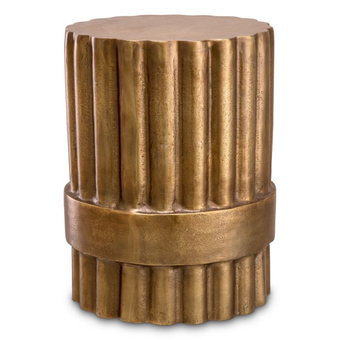 Side Table Padua S antique brass finish