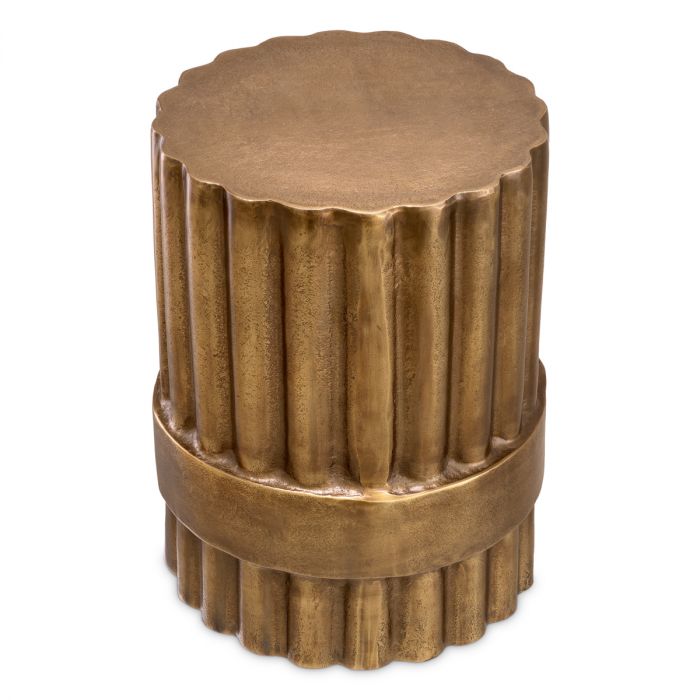 Side Table Padua S antique brass finish