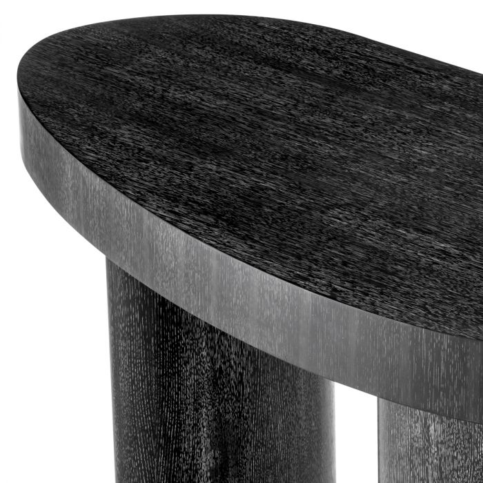 Desk Vence charcoal grey oak veneer