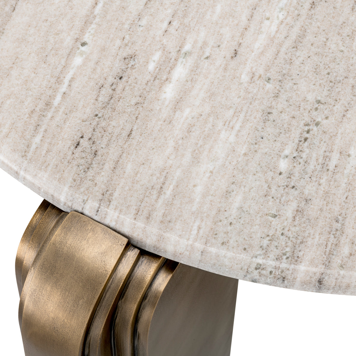 Beige Marble Coffee Table Albion | Eichholtzmh.com