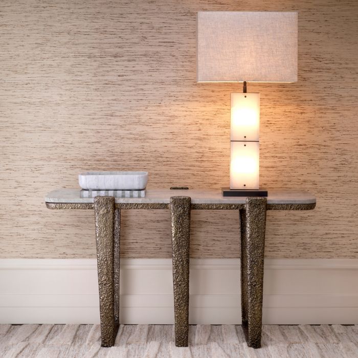 Console Table Orinda antique brass finish
