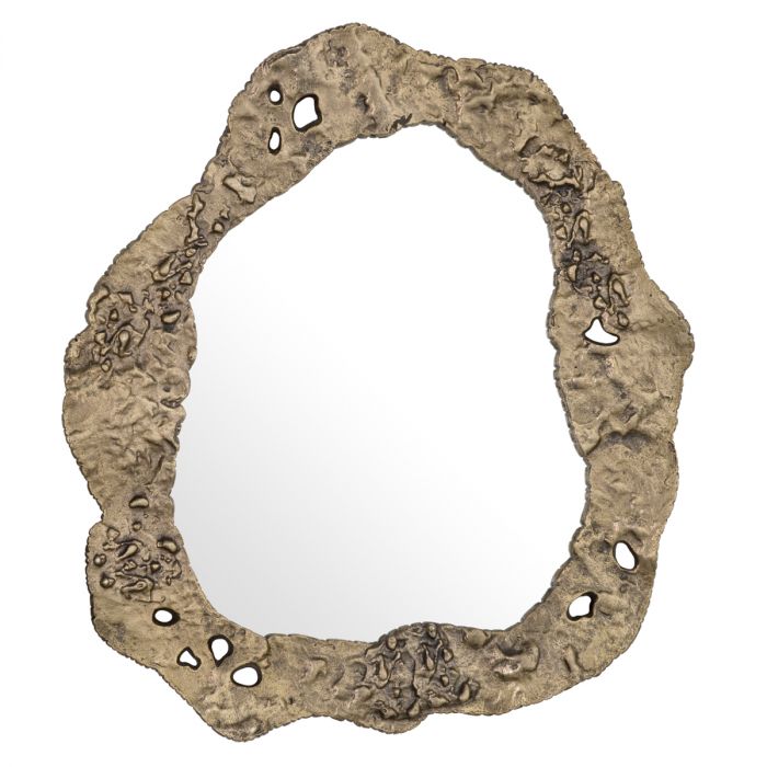 Mirror Foggia antique brass finish set of 2