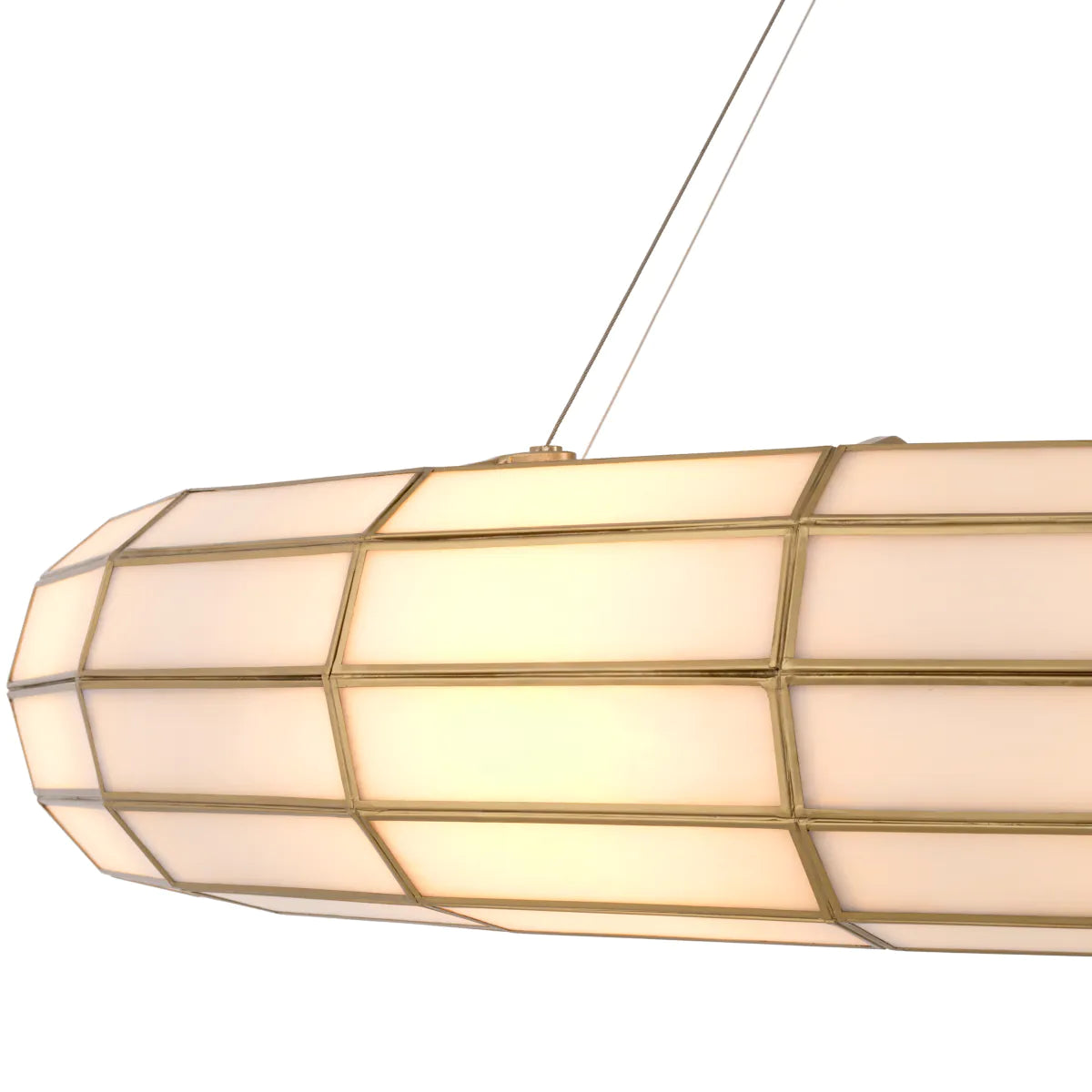 Glass Panels Round Chandelier Ronco | Eichholtzmh.com