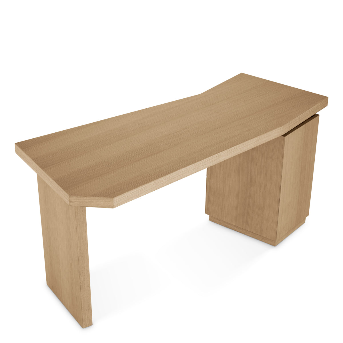 Natural Oak 3-Drawer Desk Sarah | Eichholtzmh.com