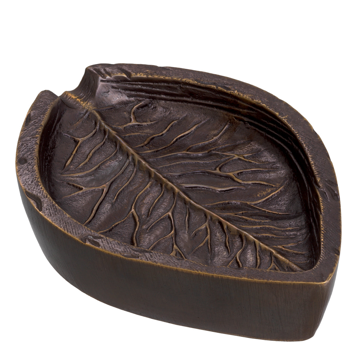 Leaf-Patterned Metal Bowl Rosselli | Eichholtzmh.com