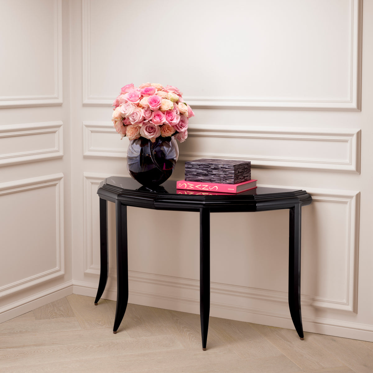 Black Marble Console Table Javier | Eichholtzmh.com