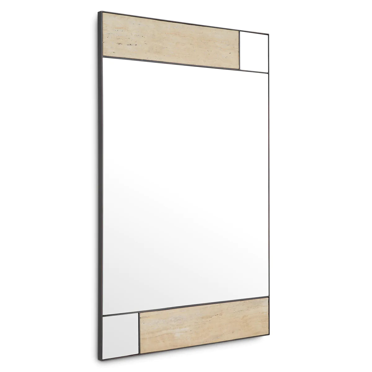 Travertine Bronze Wall Mirror Cosimo | Eichholtzmh.com
