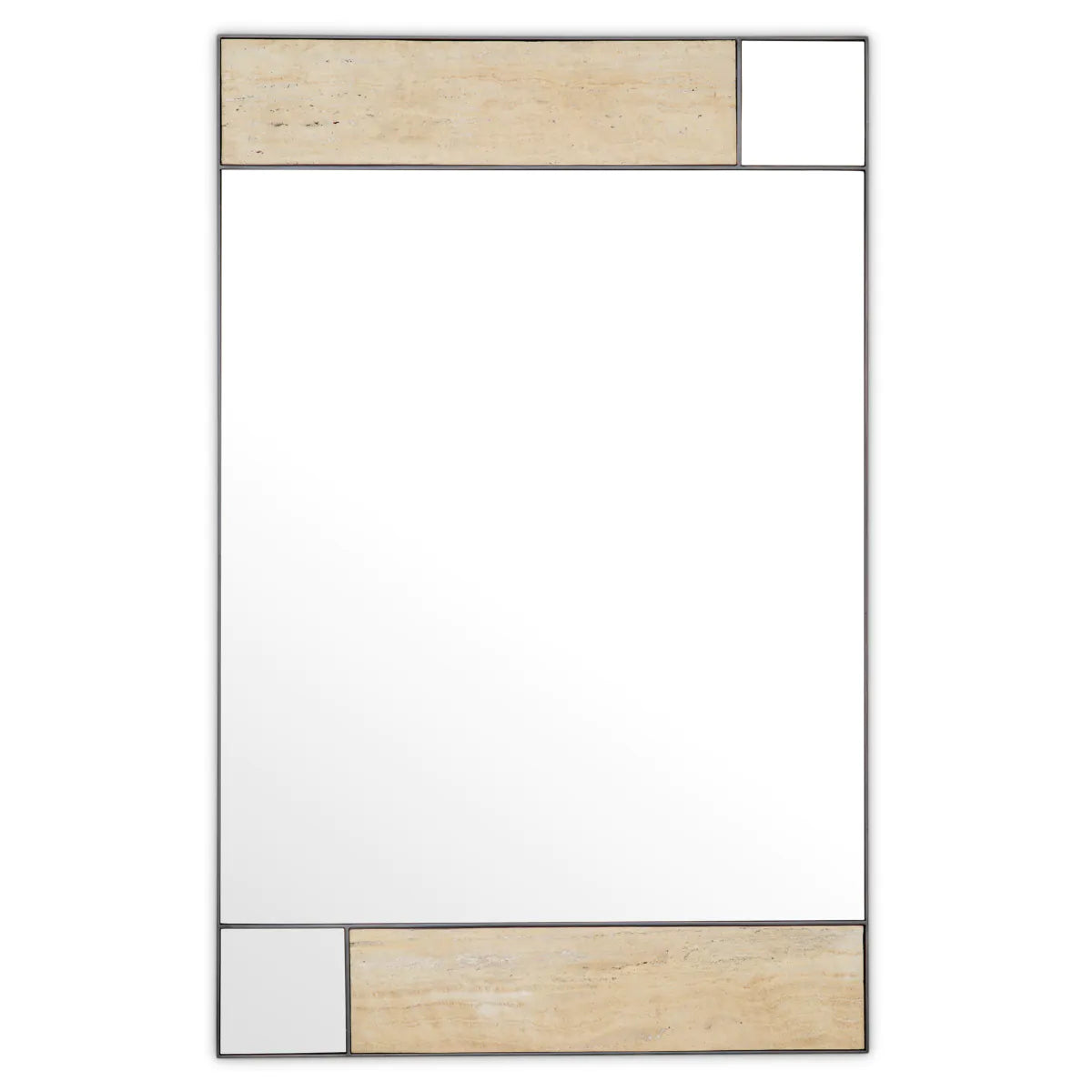 Travertine Bronze Wall Mirror Cosimo | Eichholtzmh.com