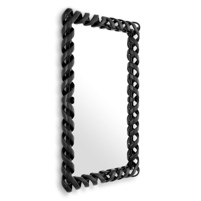 Mirror Casone piano black finish