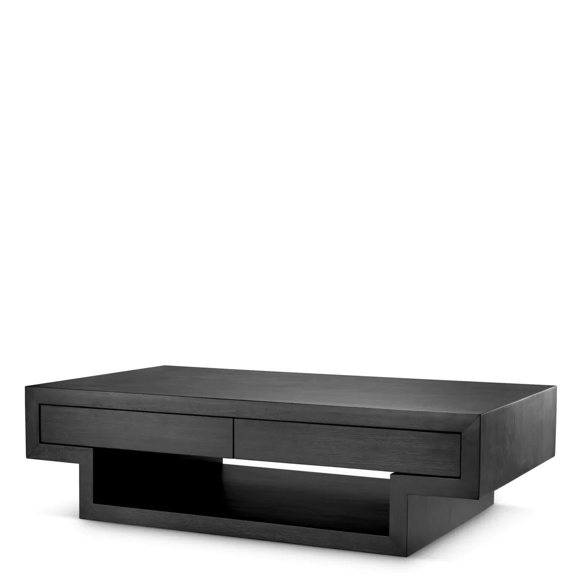 Gray Wooden 2-Drawer Coffee Table Rialto