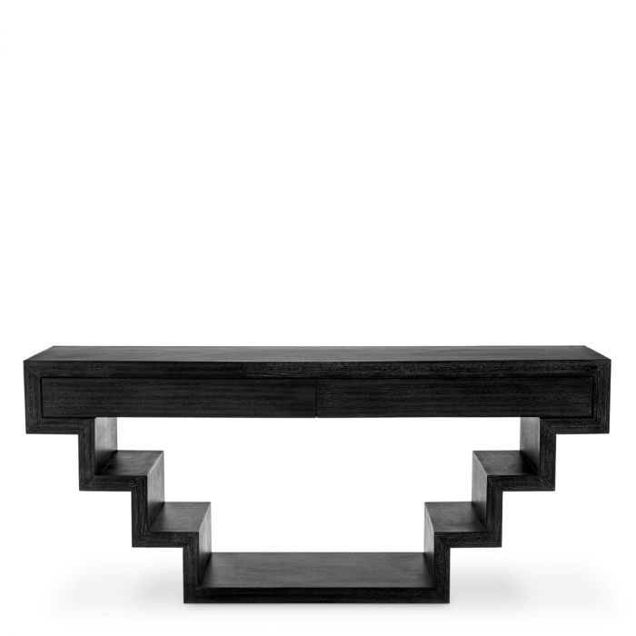 Console Table Rialto charcoal grey oak veneer