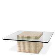 Travertine Pedestal Coffee Table Brindisi | Eichholtzmh.com