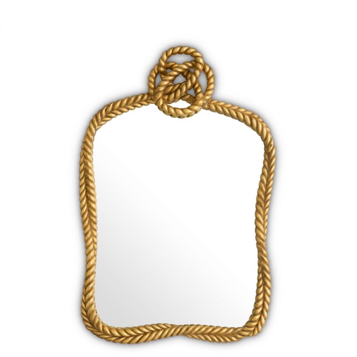 Mirror Vincenso S antique gold finish
