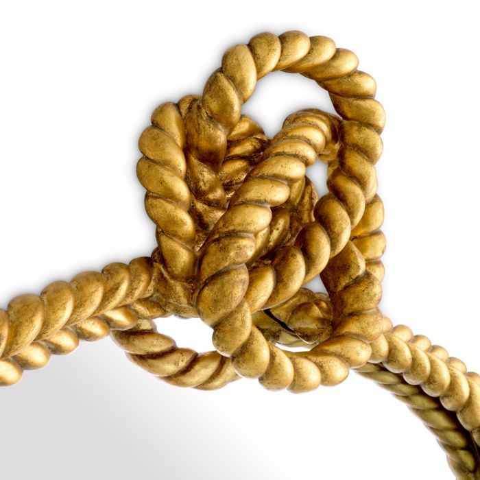 Mirror Vincenso S antique gold finish