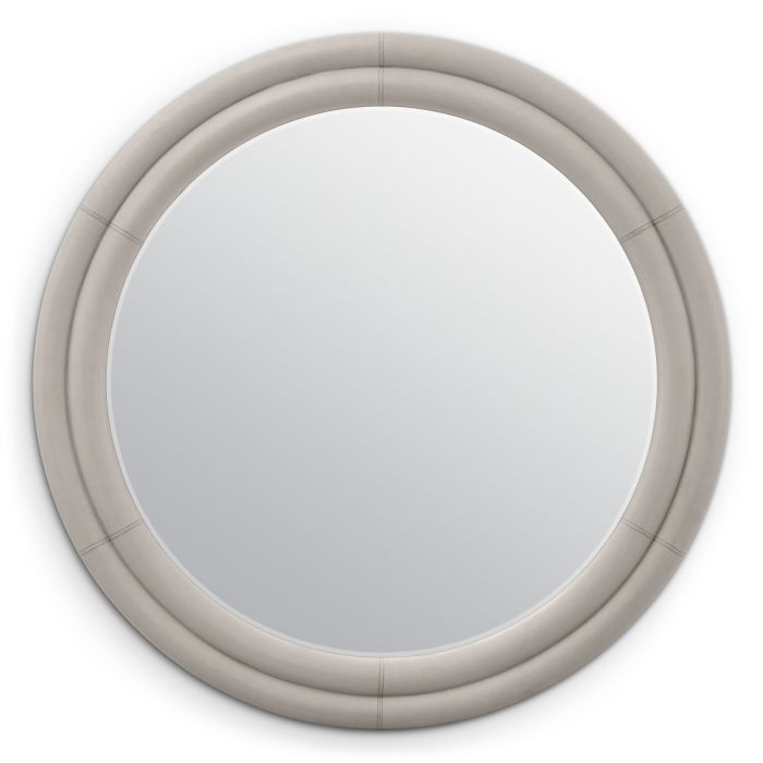 Mirror Bastioni leather look
