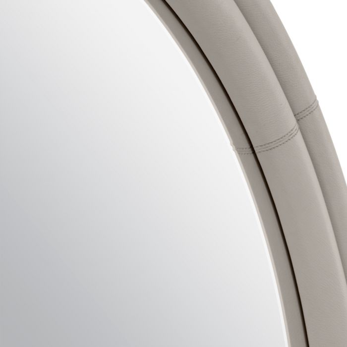 Mirror Bastioni leather look