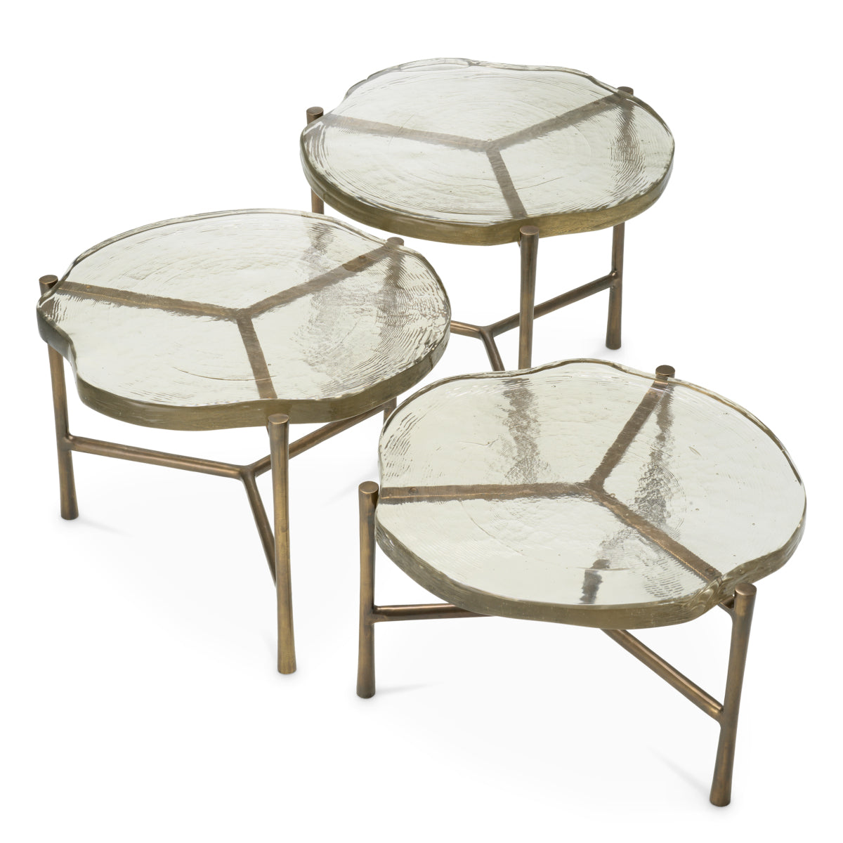 Frosted Glass Coffee Tables (3) Baldovini | Eichholtzmh.com 
