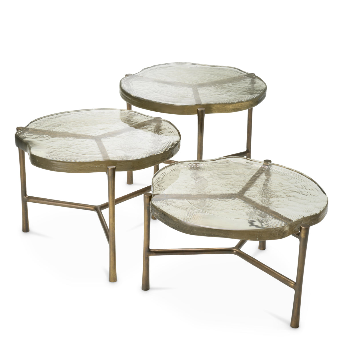 Frosted Glass Coffee Tables (3) Baldovini | Eichholtzmh.com 