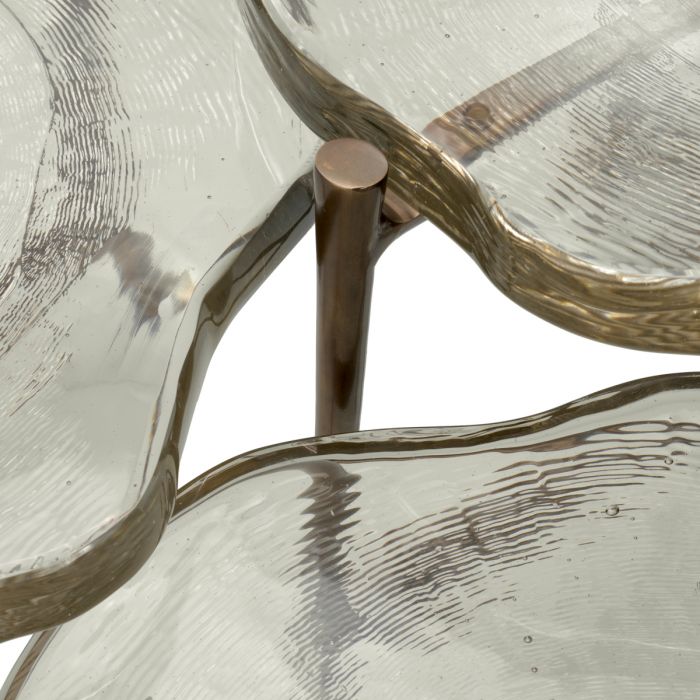 Coffee Table Baldovini handmade glass set of 3