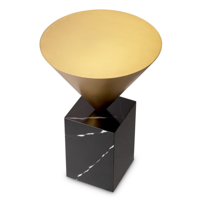 Side Table Nota black marble