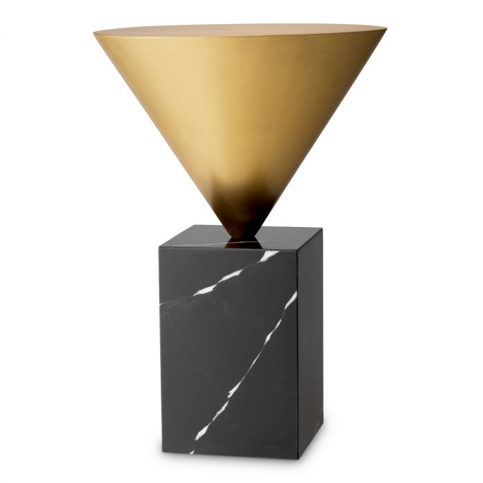 Side Table Nota black marble