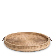 Natural Rattan Round Tray Vimini | Eichholtzmh.com