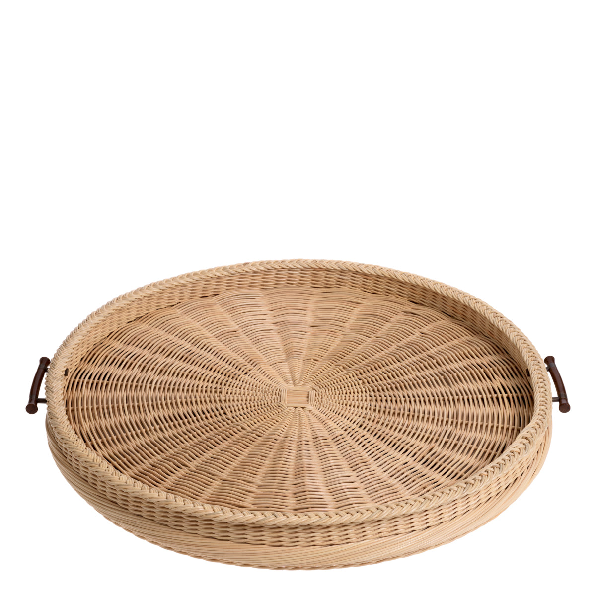 Natural Rattan Round Tray Vimini | Eichholtzmh.com
