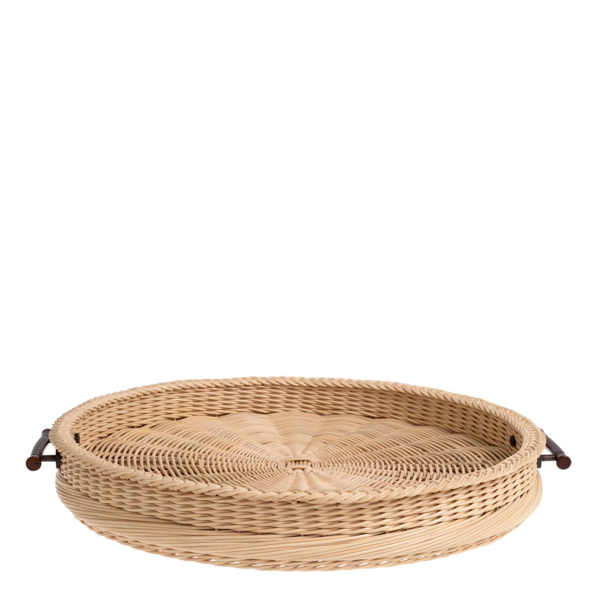 Natural Rattan Round Tray Vimini | Eichholtzmh.com