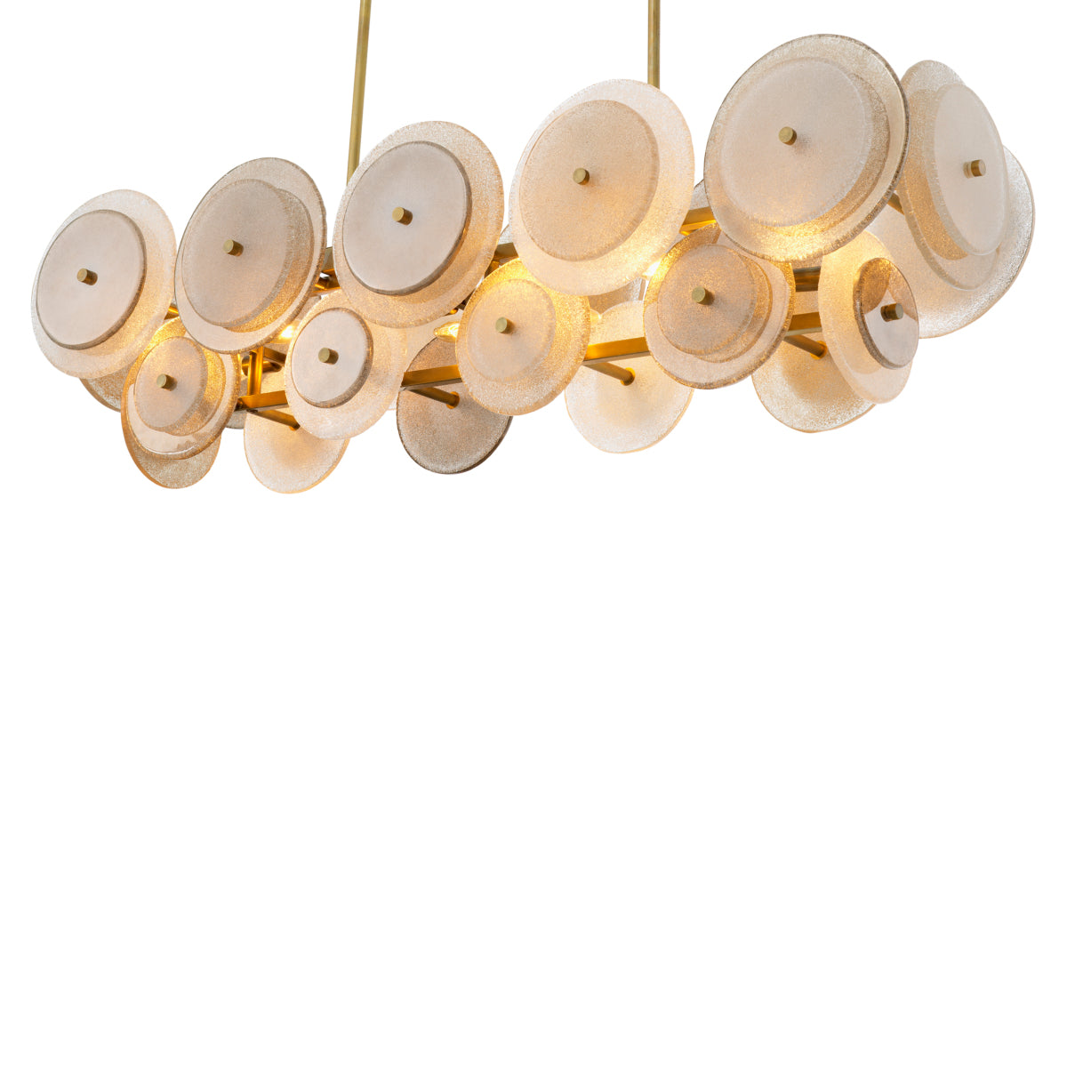 Champagne Disk Chandelier Hyde | Eichholtzmh.com