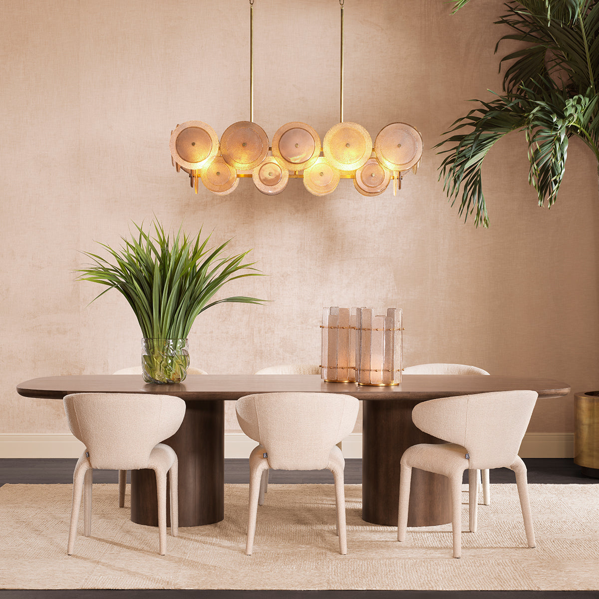Champagne Disk Chandelier Hyde | Eichholtzmh.com