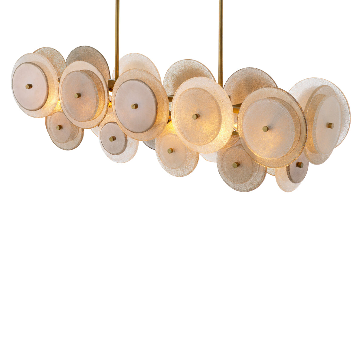 Champagne Disk Chandelier Hyde | Eichholtzmh.com
