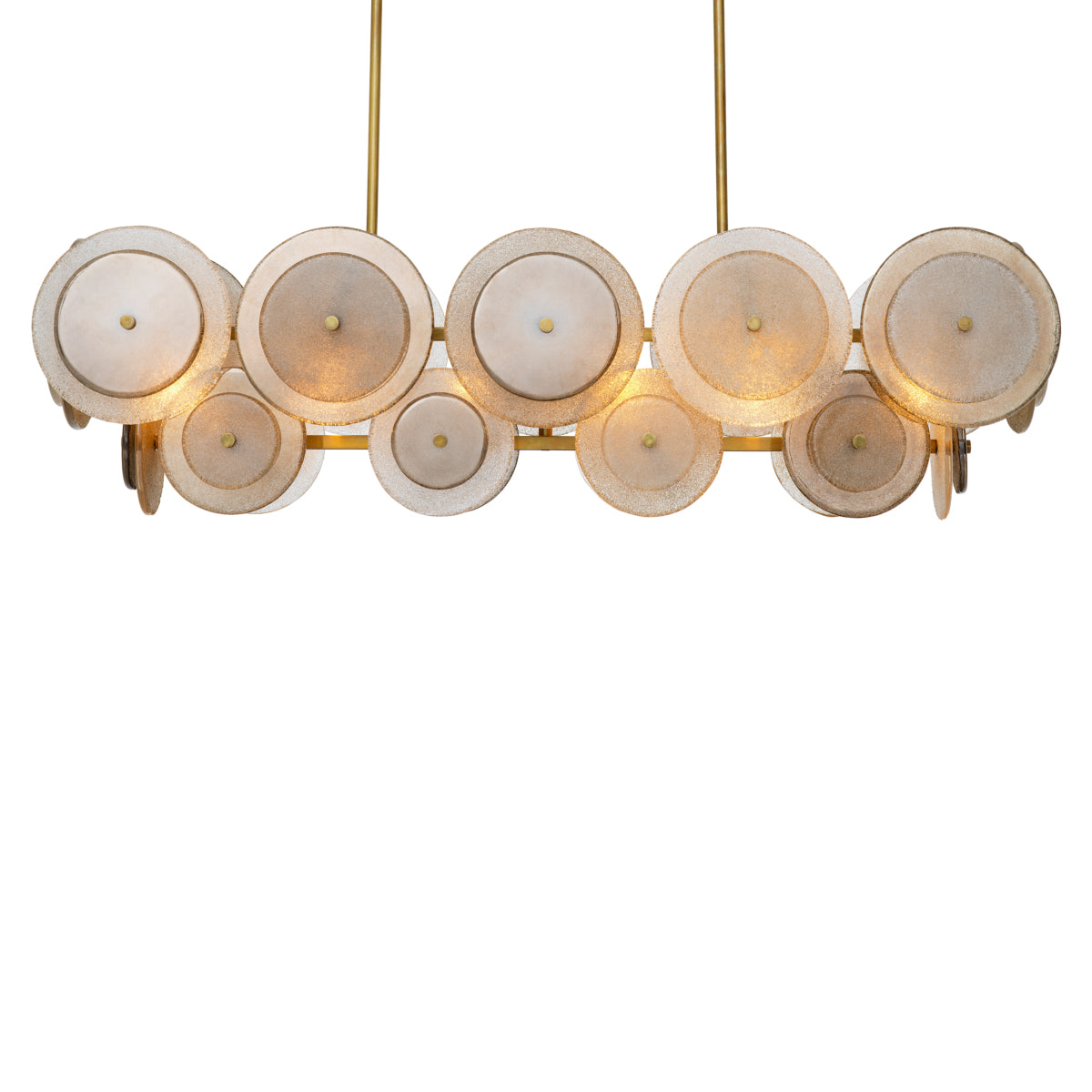 Champagne Disk Chandelier Hyde | Eichholtzmh.com