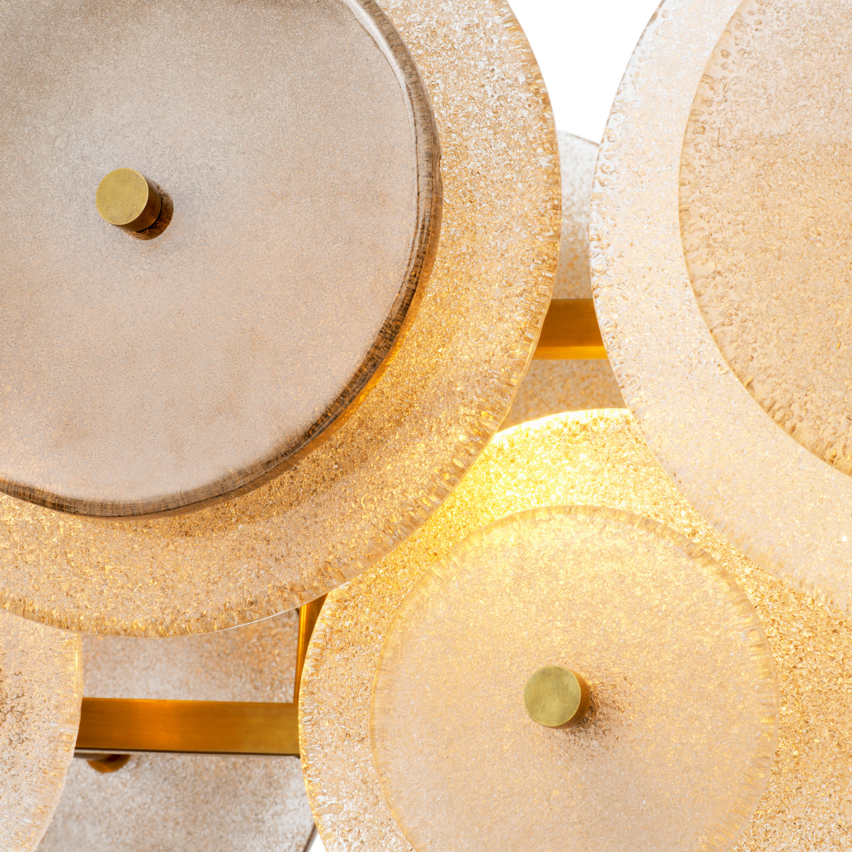 Champagne Disk Chandelier Hyde | Eichholtzmh.com