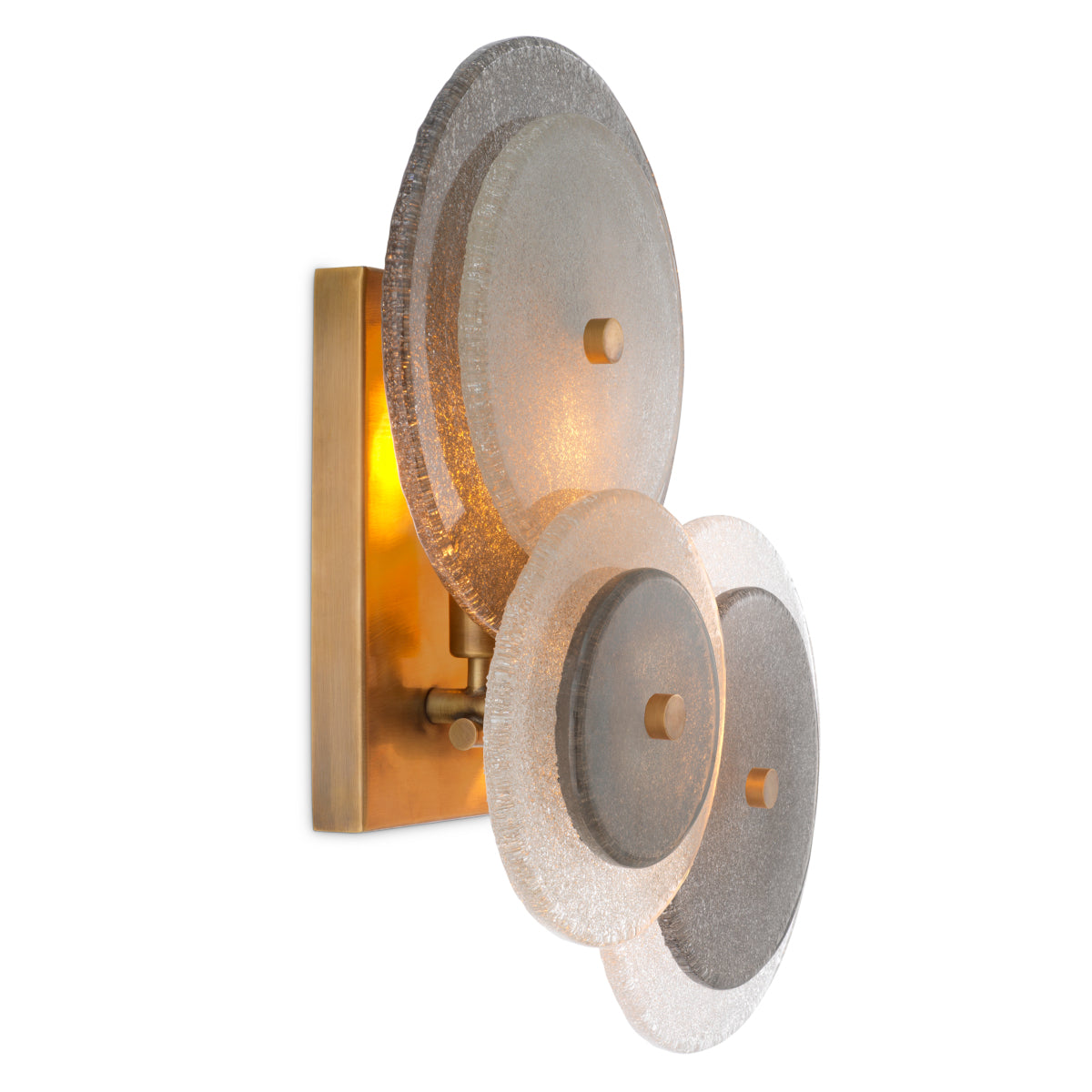 Champagne Disk Wall Lamp Hyde | Eichholtzmh.com