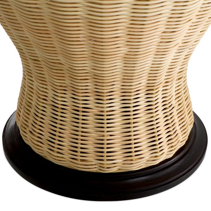 Table Lamp Dupoint natural rattan incl shade