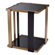 Black Glass Side Table Clio | Eichholtzmh.com 