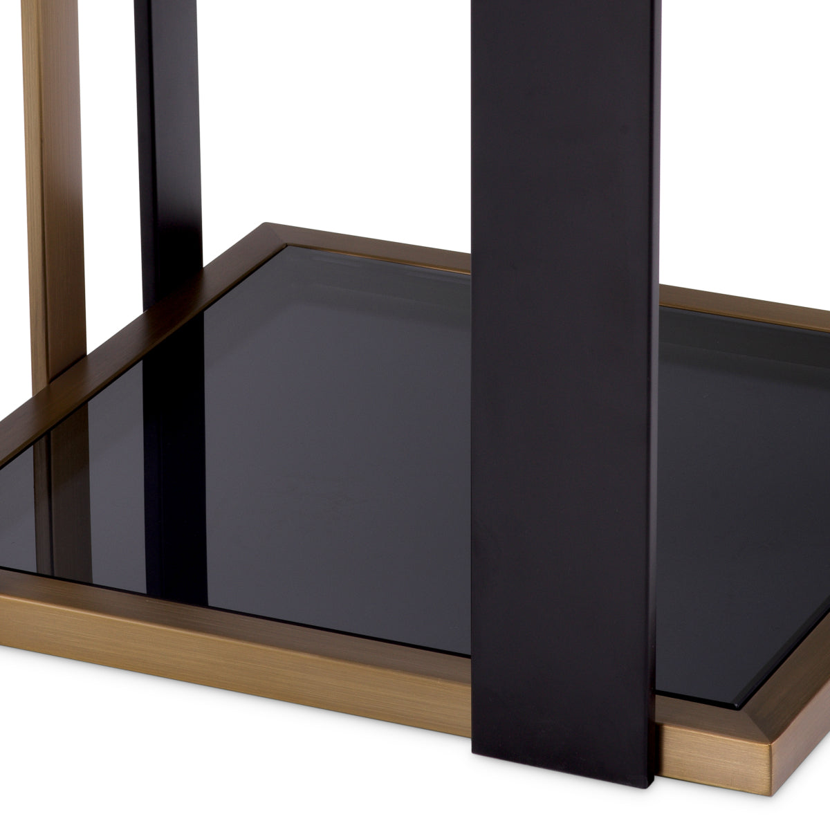 Black Glass Side Table Clio | Eichholtzmh.com 