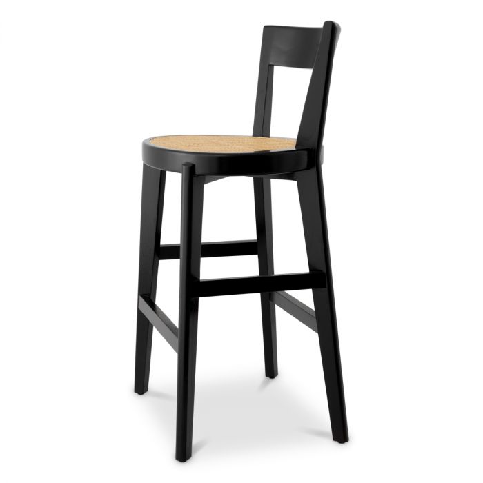 Bar Stool Alvear classic black finish
