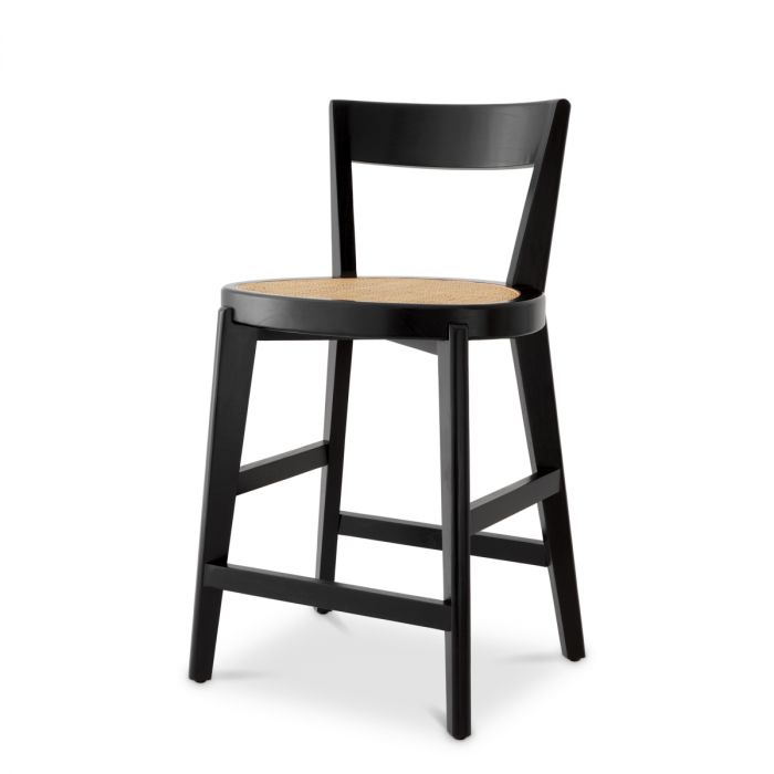 Counter Stool Alvear classic black finish
