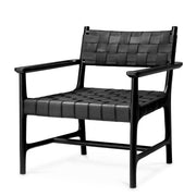 Woven Leather Lounge Chair Tiberio | Eichholtzmh.com