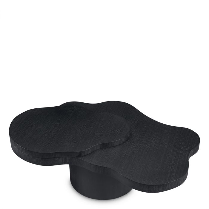 Coffee Table Cesareo charcoal grey oak veneer