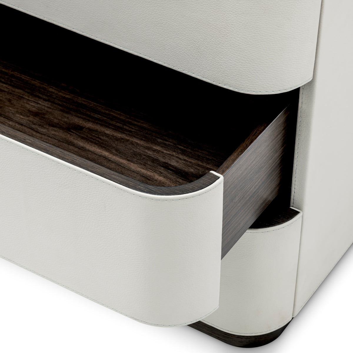 Gray Leather Rotating Desk Numana | Eichholtzmh.com 