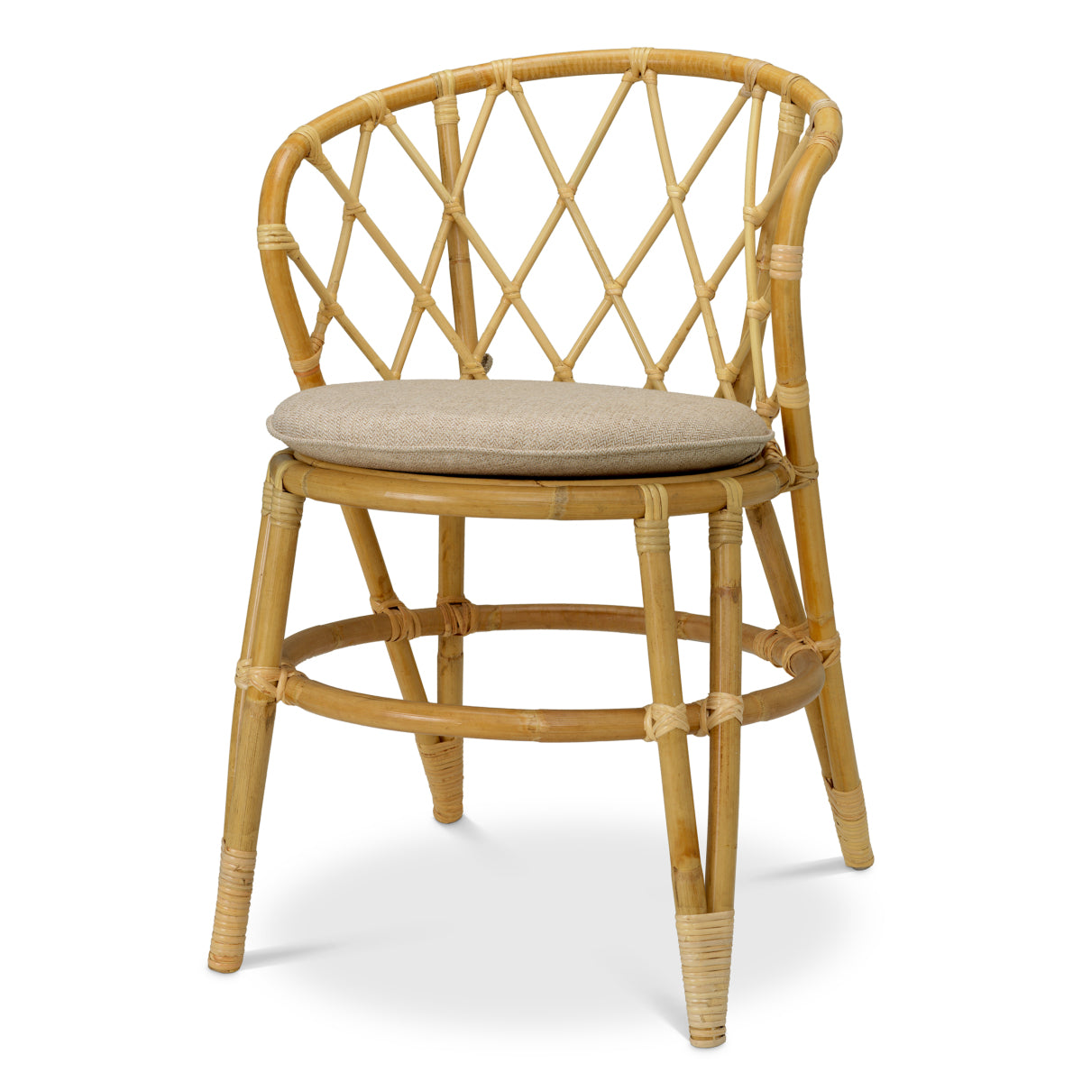 Woven Rattan Dining Chair Alvaro | Eichholtzmh.com