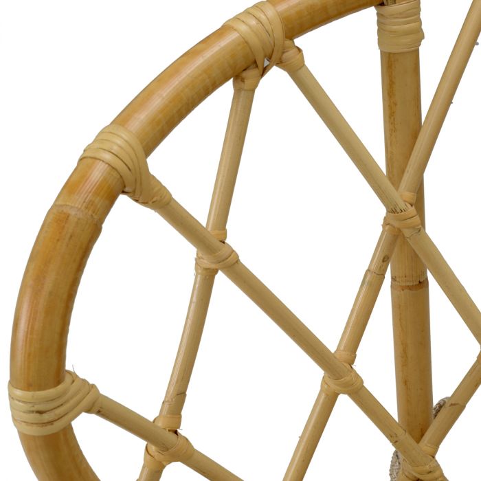 Dining Chair Alvaro natural rattan incl cushion